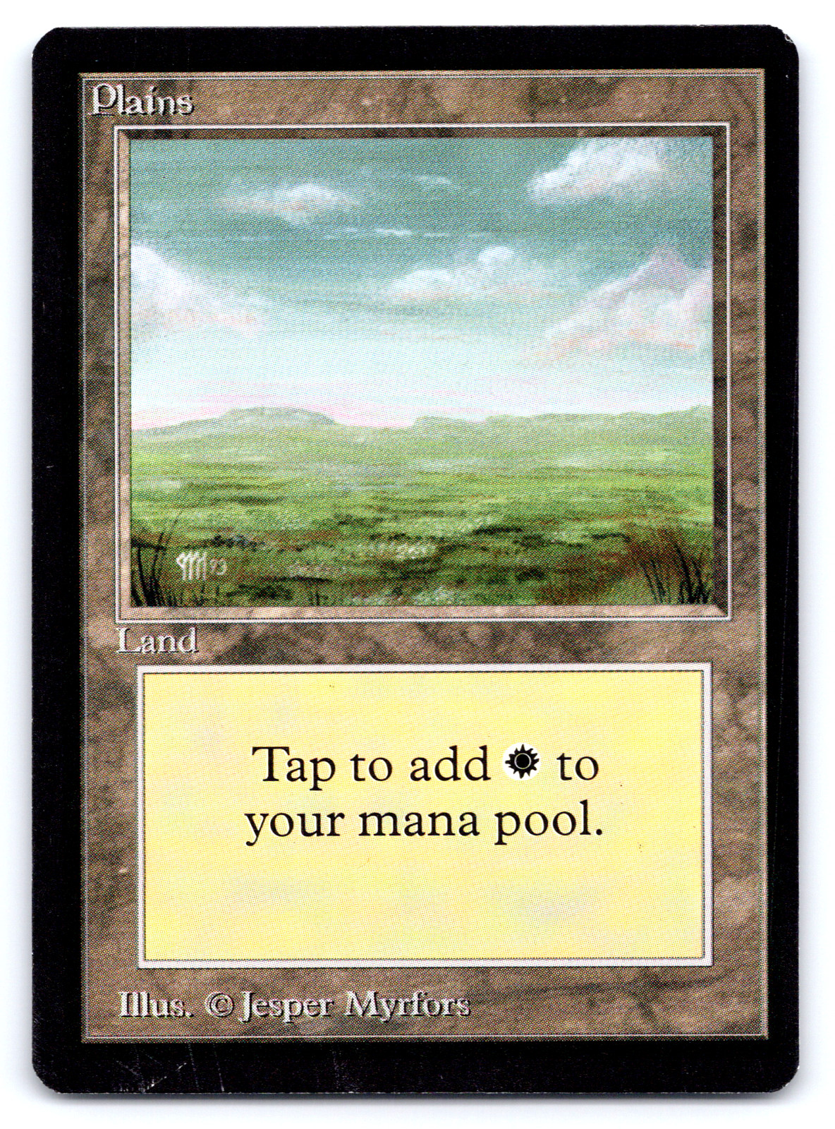 Plains (C)  NM- Beta Edition 1993 - MTG
