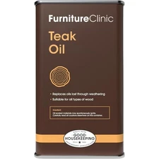 Teak Oil for Outdoor and Indoor Furniture and Boats Protects and Cleals Wood