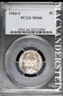 1968-S Jefferson Nickel — photo from another recent sale
