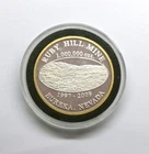 2009 Ruby Hill Gold Mine Eureka Nevada  1 Oz .999 Silver Prf Rd Gold Highlighted