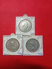 Brazil 3 silver coins 2000 reis 1913. 1911. 1912. unc condition
