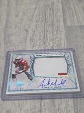 AUSTIN MACK 2024 LEAF TRINITY BLUE JUMBO RELIC PATCH #45/50 AUTO - C286