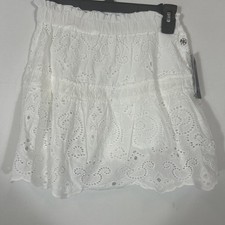 52 New GUESS Girls' Sangallo White Eyelet Skort Size 14
