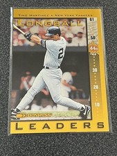 1998 Donruss - Long Ball Leaders #3 Tino Martinez 604/5000 Yankees