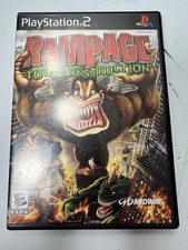 Rampage: Total Destruction (PlayStation 2 PS2 2006) CIB w/ Manual Tested