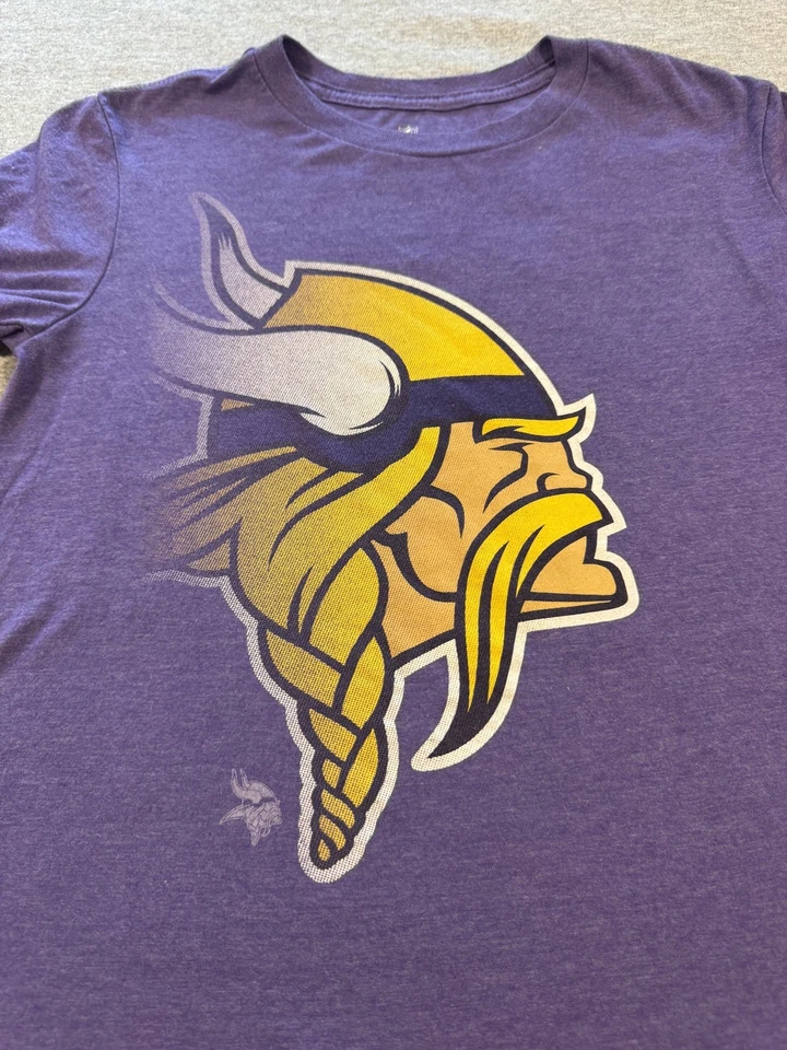 Camisa Púrpura Niños Minnesota Vikings Mediana 8 Equipo NFL Ropa Marca Fútbol M Foto 2 de 4