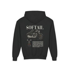 Harley Softail Kids Hoodie - Motorsport Kids Sweater Gift