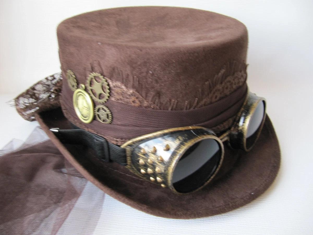 Suede Steampunk Fancy Hats and Headgear for sale | eBay