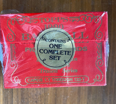 1990 Topps Traded Tiffany Factory Sealed Set As IS Packaging Damage From Age