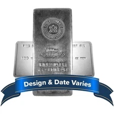 100 oz Royal Canadian Mint RCM Silver Bar .9999 Fine Secondary Market