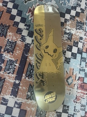 Santa Cruz Skateboards x Pokémon GOLD Mimikyu Deck In