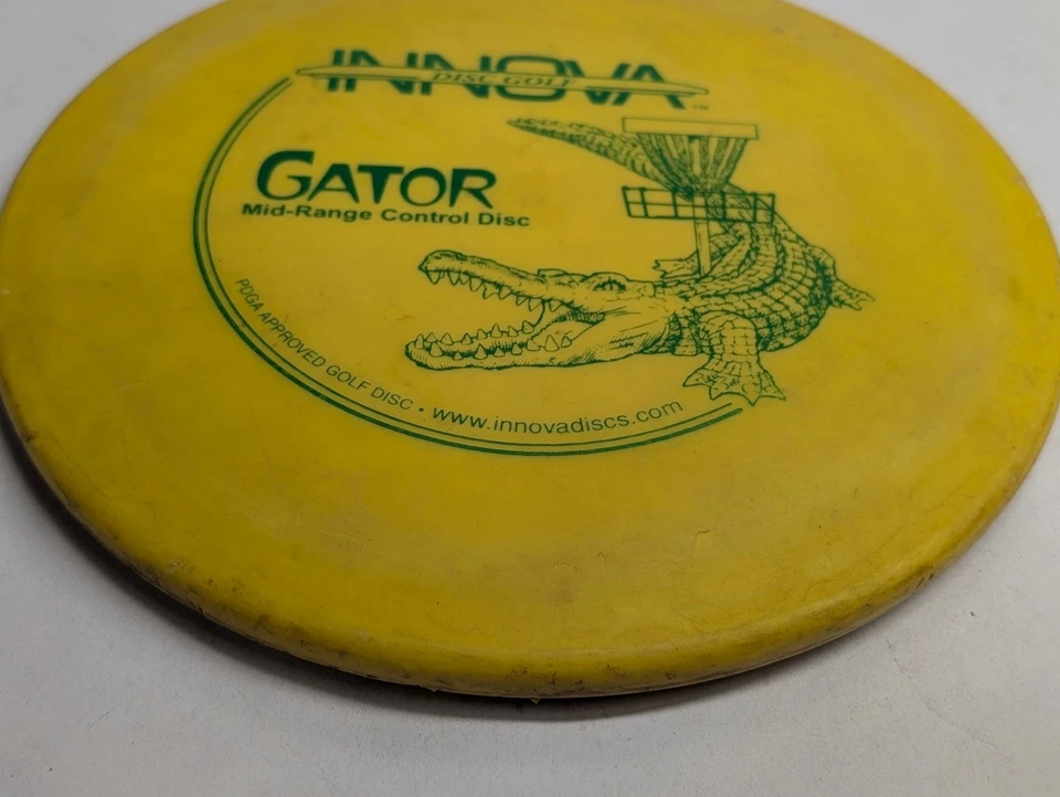 Innova DX Gator Disc Golf Midrange Driver PFN 170g Yellow Barstamp - Image 2 of 4