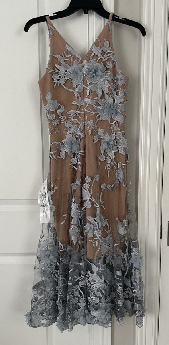 Dress the Population Audrey Dress - Blue - XS