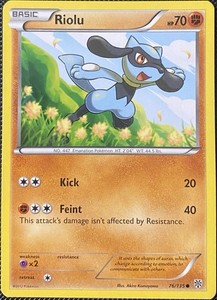 Riolu 76/135 Plasma Storm Regular - Pokémon Card