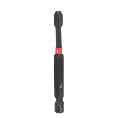 PH3 Phillips Impact Screwdriver Bit 1/4'' Hex Shank 3'' Long Magnetic