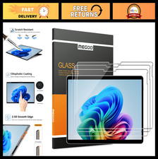 Tempered Glass Screen Protector for Microsoft Surface Pro 11/10/9/8/X - 3-Pack,