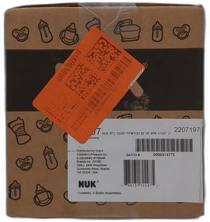 Nuk Perfect Match Slow Flow 2-in-1 Natural And Anti-colic Bottle, 5oz., 4 Pack - Image 3 of 4