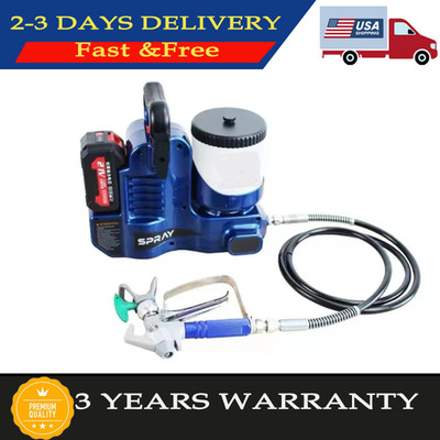 Airless Paint Sprayer Sprayer for Makita Wall Paints Varnishes 18-21VBatteJQ US