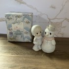 Precious Moments Sugar Town Katy Lynne with Box #529524 Girl With Snowman — photo 1