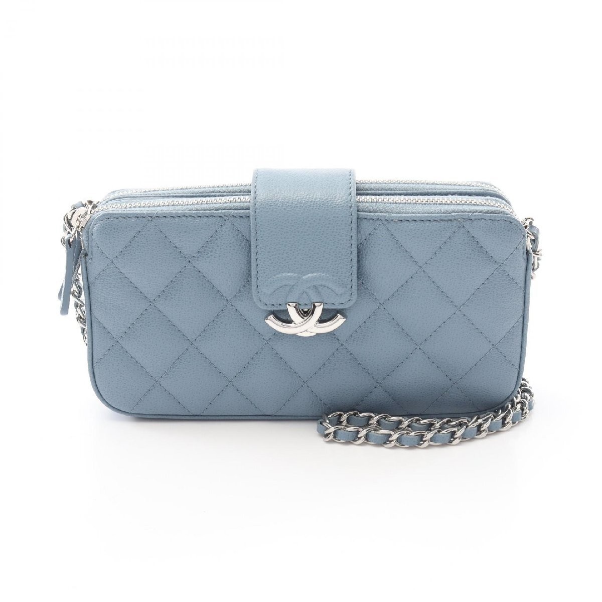 Chanel Half Coco Mark Matelasse  Shoulder Bag Grained Calfskin 537841