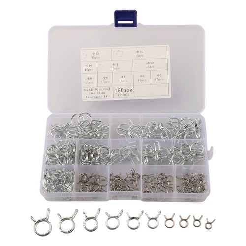 Edelstahl Doppel Drahtclips Komplettset 150 Stück verfügbar