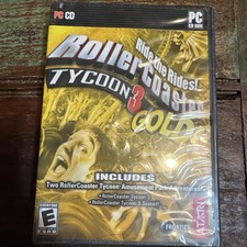 RollerCoaster Tycoon: Gold Edition (PC, 2002) Complete ML245 New