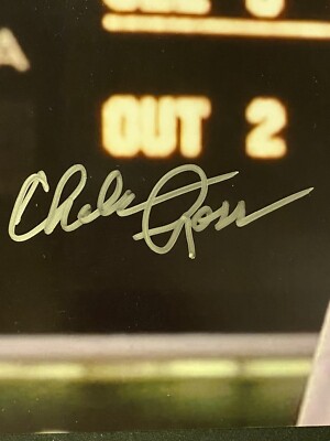 Chelcie Ross Major League Movie Eddie Harris Signed Auto 11x14