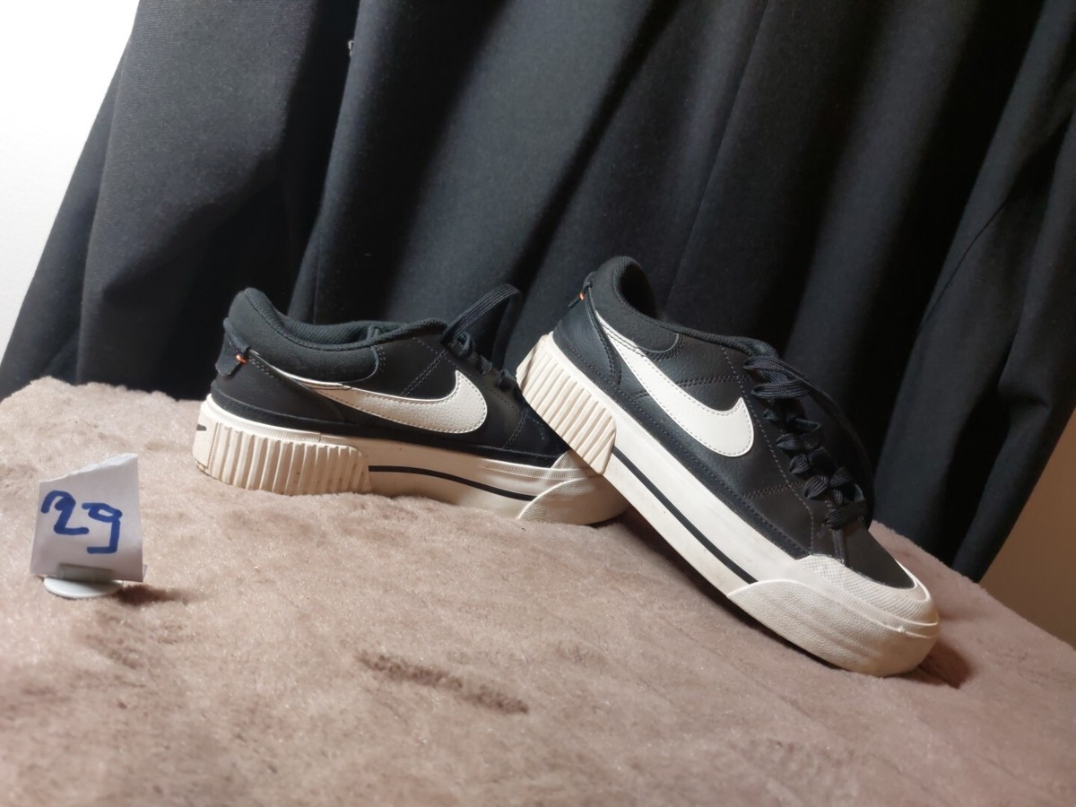 Nike Court Legacy Lift Black Women's Trainers (DM7590-001) Size UK