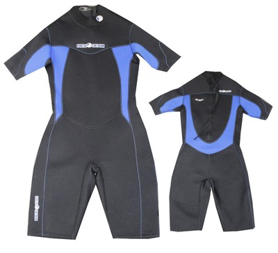 Devocean Traffic Shorty Jobe Neopren Surfen Kite blau Wakeboard Wasserski SUP RP