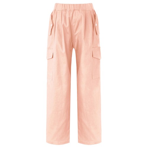 Kids Girls Trousers Dance Sweatpants Comfortable Pants Hip Hop Cargo Loose Soft - Picture 31 of 74