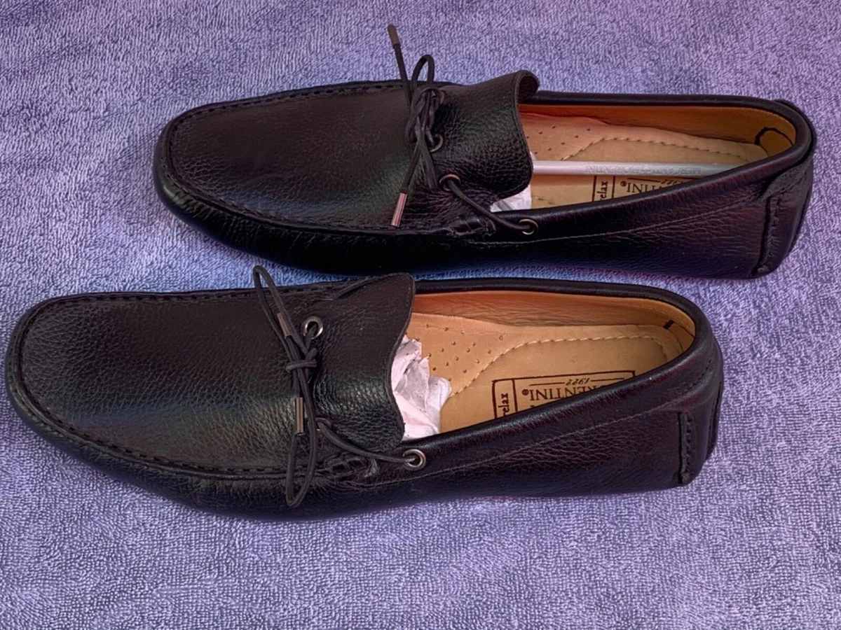 Mercanti Fiorentini Relax Black Leather Driving Mocassin Loafers