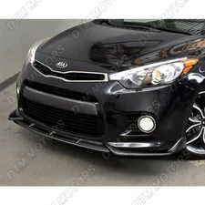 For 14-16 Kia Forte Koup Coupe Painted Black Front Bumper Lip Body Kit Spoiler