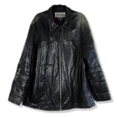 90'sヴィンテージ☆Pelle Pelle レザージャケット☆3X VERY RARE) Pelle Pelle Leather Jacket - (90's) | Depop