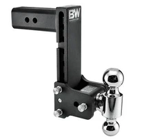 B&W Trailer Hitches Trailer Hitch Ball Mount - 2.5 Model 10 Blk T&S Tri Ball