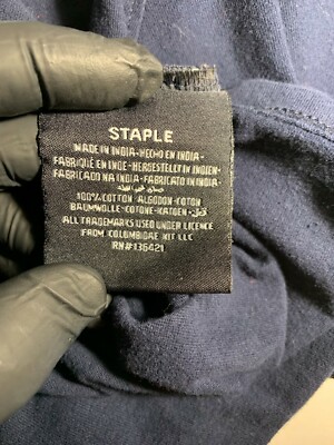 Staple MCMLXXV RN#136421 Blue Short Sleeve Men's Size Medium | eBay