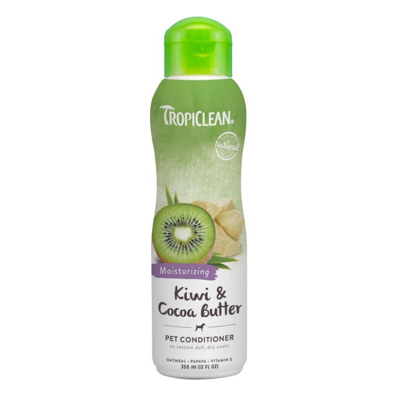 TropiClean Kiwi and Cocoa Butter Conditioner For Dogs and Ca