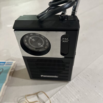 VINTAGE Panasonic FM-AM portable Radio RF-508 ORIGINAL BOX W Orig