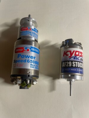 2x Motor Simprop Power Speed 650 BB und Kyosho AF 29