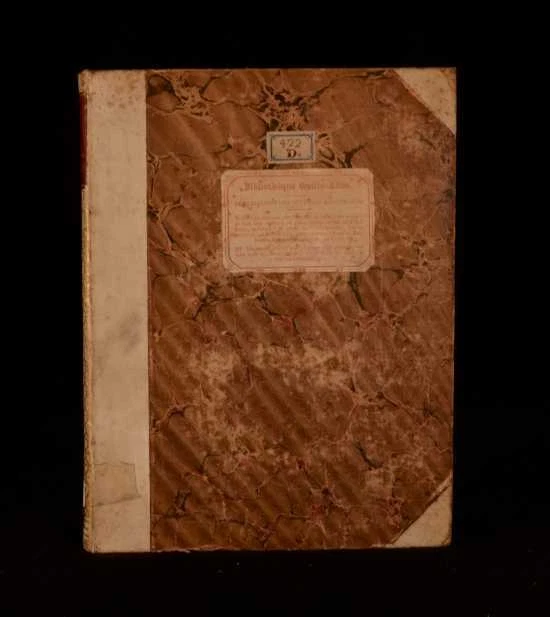 1859 Emile Gachet Glossaire Roman Des Chroniques Rimees 1st Ed Fine Binding H... - Image 2 of 4