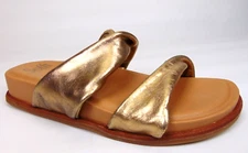 Sofft Ainsworth Old Gold Leather Casual Slide Sandals Women's Shoes Size 7.5 M