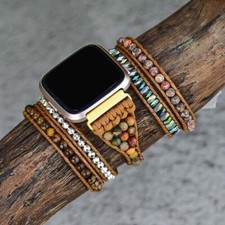 Bohemian Bead Watch Band Bracelet Wristband for Fitbit Versa 2/Versa Lite/Versa