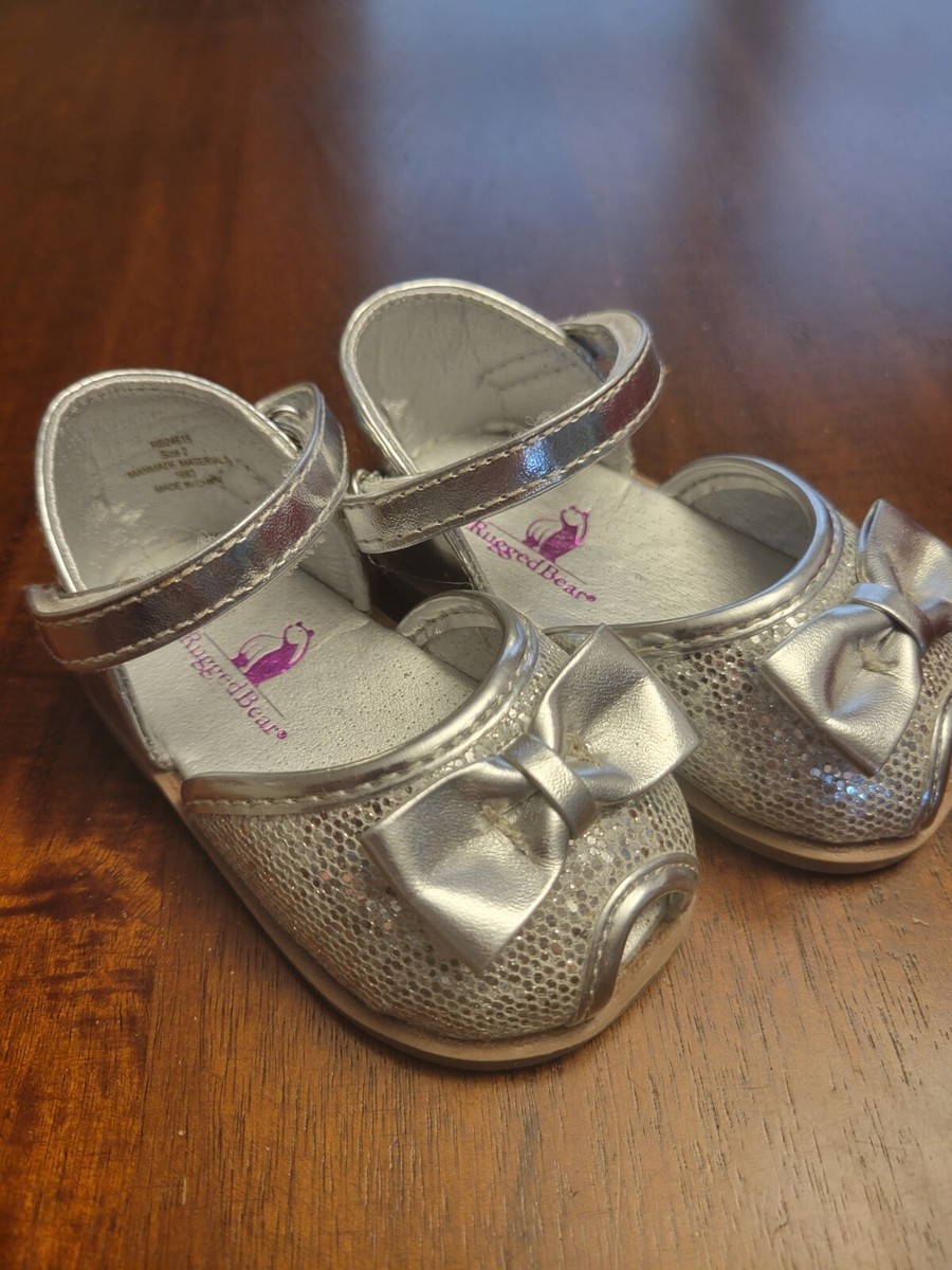 Girls Rugged Bear Siler Dress Shoes Toddler Size