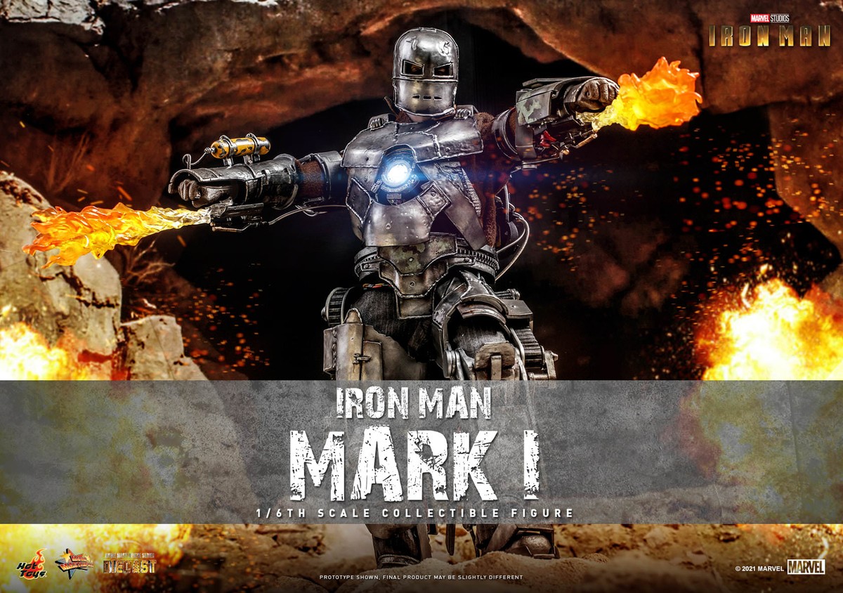 ホットトイズ MMS605D40 アイアンマン マークMK1 1/6フィギュア. Iron Man Mark I (1) 1/6 scale Hot Toys Diecast Figure [MMS605D40