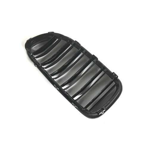 1 Pair Front Grille Double line For BMW 5-Series F10 Sedan 2010-2016 11 12 13 14 - Picture 6 of 6
