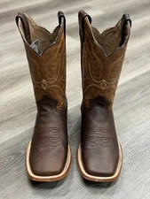 MEN'S RODEO COWBOY BOOTS GENUINE LEATHER WESTERN SQUARE TOE BOOT FLOTER CAFE