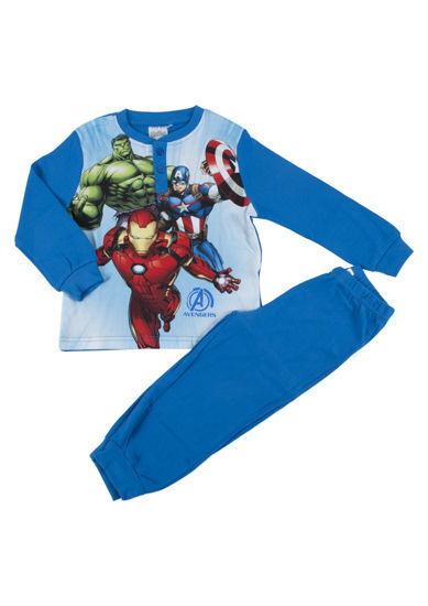 MARVEL AVENGERS PIGIAMA CALDO COTONE BIMBO 100% COTONE | eBay