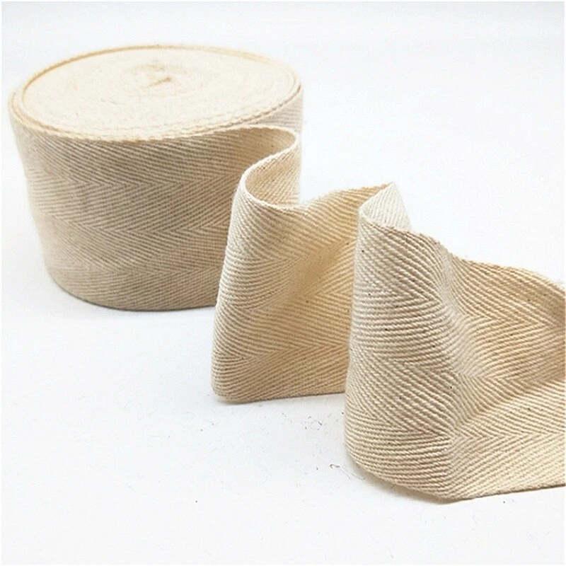 50M Wide Cotton Bias Binding Tape Sewing Trims Craft Trimming Strap Edging Craft - Image 3 of 4