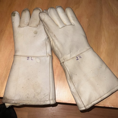 X-Ray Gloves With Liner, Pair - 0.5mm, Leather 15", Regular Lead (D)