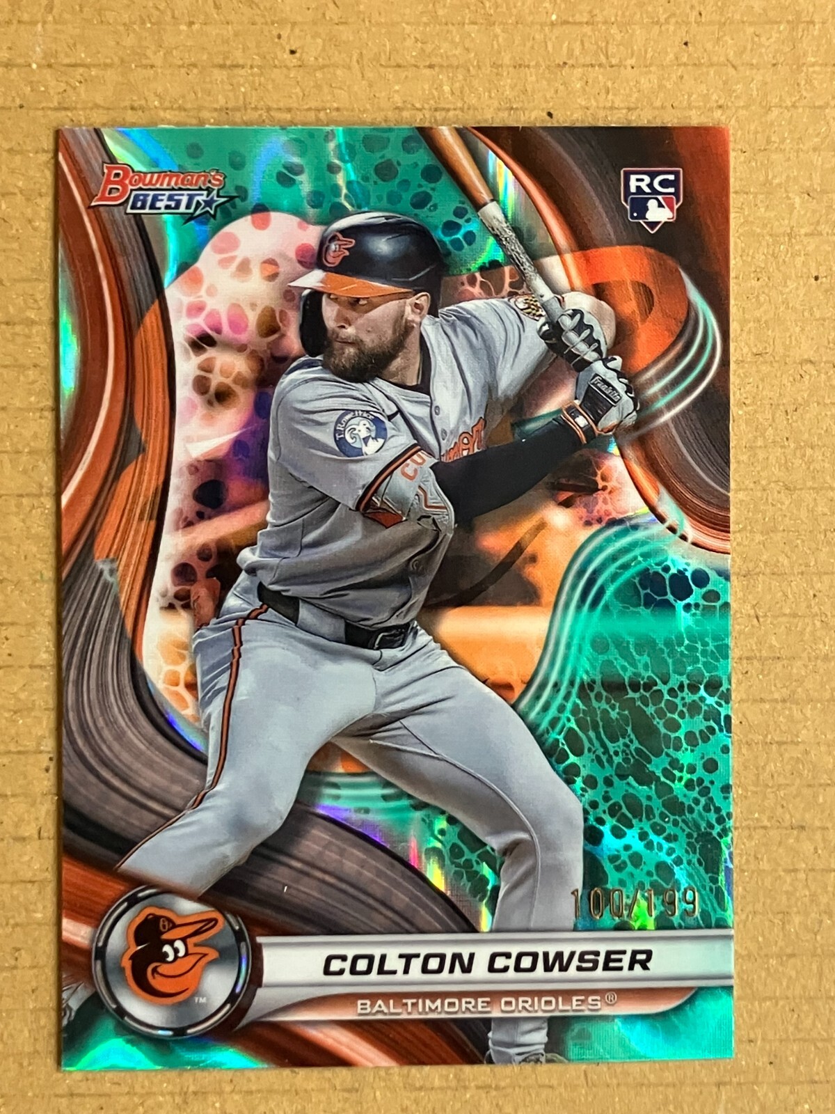 2024 Bowman's Best - Colton Cowser #10 Aqua Refractor RC /199