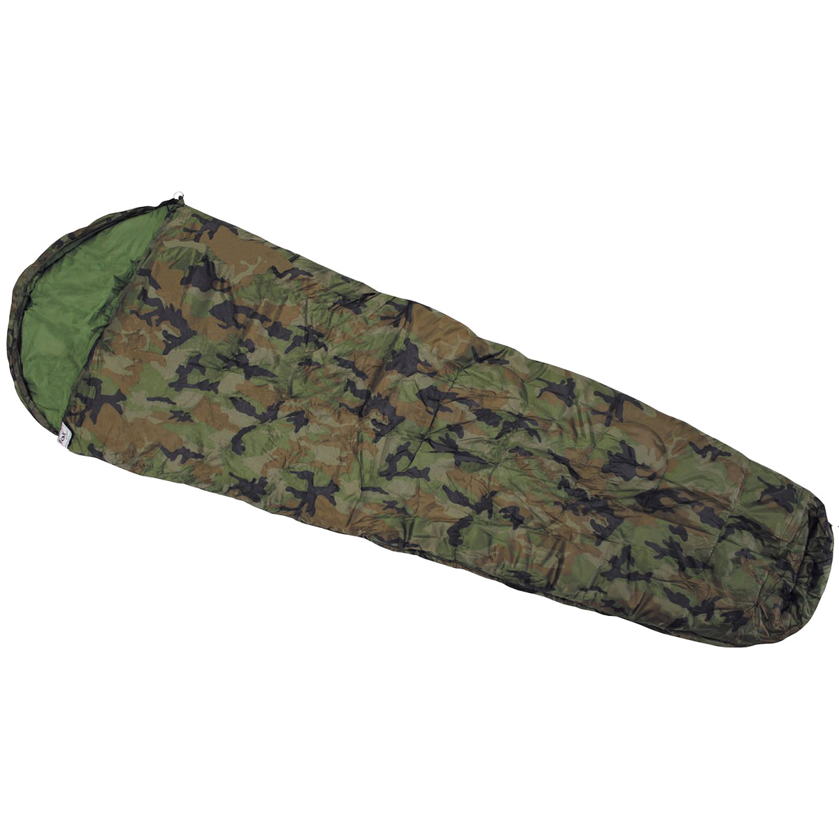 Fox Outdoor Bolsa de Dormir Calentar Capucha Camping Outdoor Woodland Camo